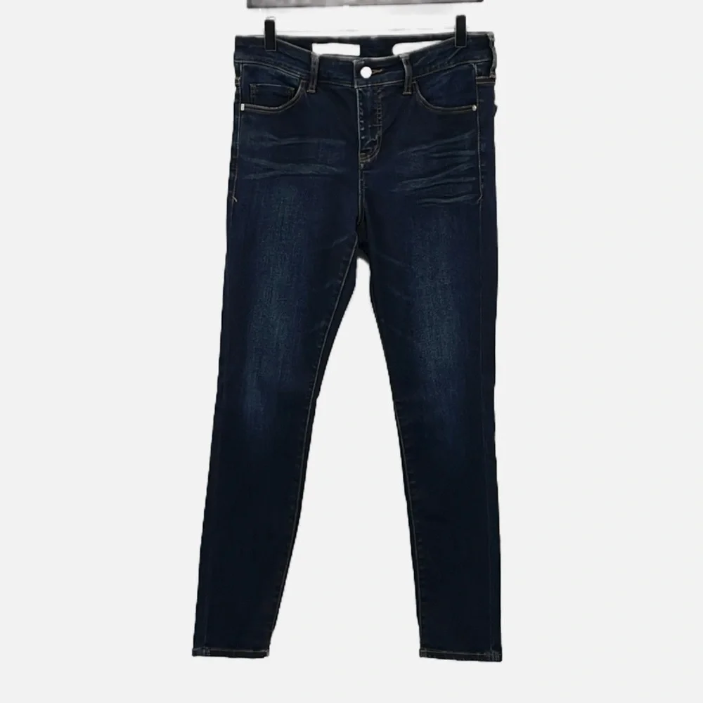 Pilcro and the Letterpress Script Skinny Jeans in Dark Wash - Size 29